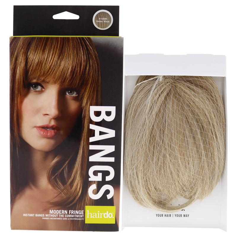 Hairdo Modern Fringe Clip In Bang - R14 88H Golden Wheat by Hairdo for Women - 1 Pc Hair Extension