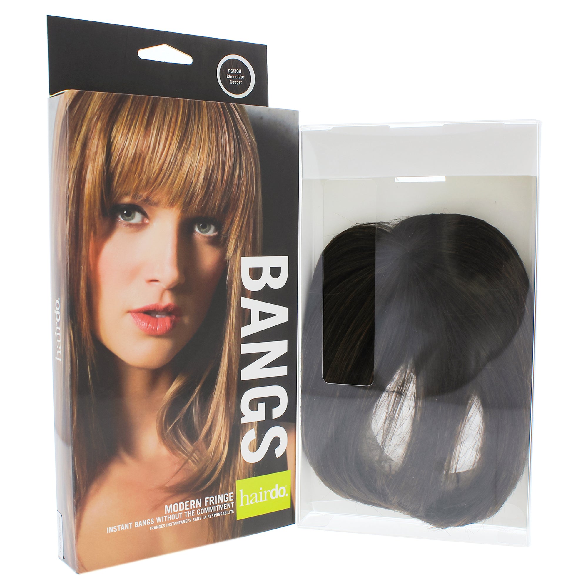 Hairdo Modern Fringe Clip In Bang - R6 30H Chocolate Copper by Hairdo ...