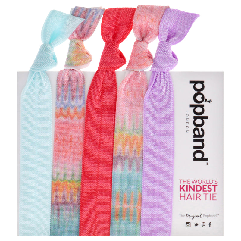 Popband Hair Tie - Summer Breeze by Popband for Women - 5 Pc Hair Bands