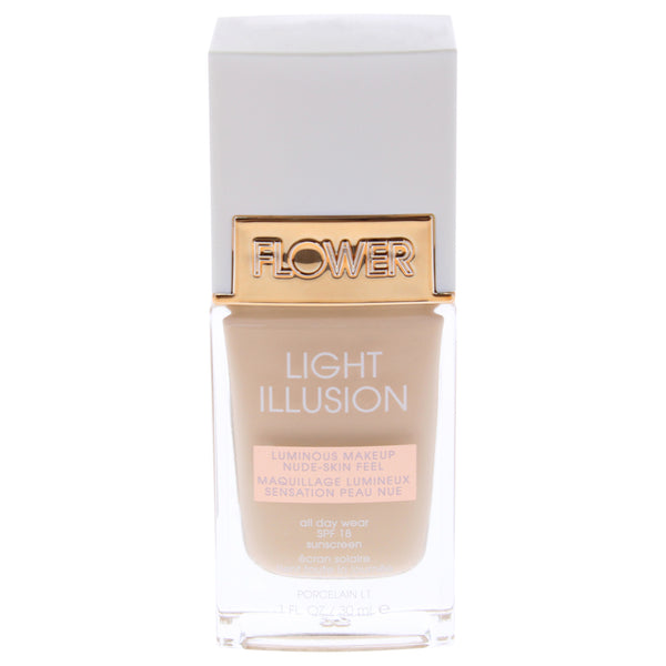 Flower Beauty Light Illusion Foundation SPF 18 - L1 Porcelain by Flower Beauty for Women - 1 oz Foundation