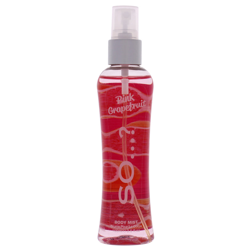 So…? Pink Grapefruit Body Mist by So…? for Women - 3.5 oz Body Mist