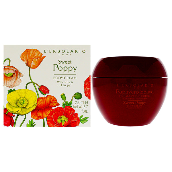 LErbolario Sweet Poppy Body Cream by LErbolario for Unisex - 6.7 oz Body Cream