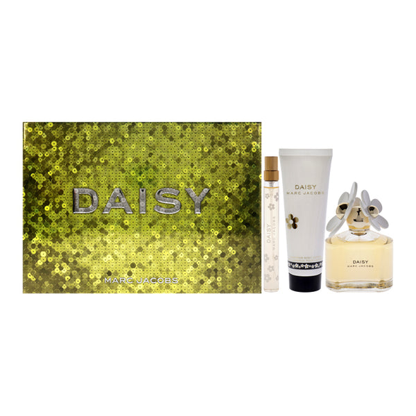 Marc Jacobs Daisy For Women - 3 Pc Gift Set Eau De Toilette Spray 10ml/0.33oz Eau De Toilette Spray 75ml/2.5oz Body Lotion 100ml/3.3oz