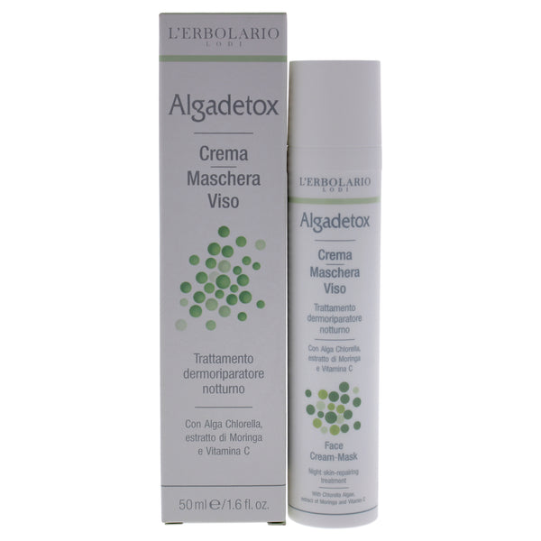 LErbolario Algadetox Face Night Cream Mask by LErbolario for Unisex - 1.6 oz Cream