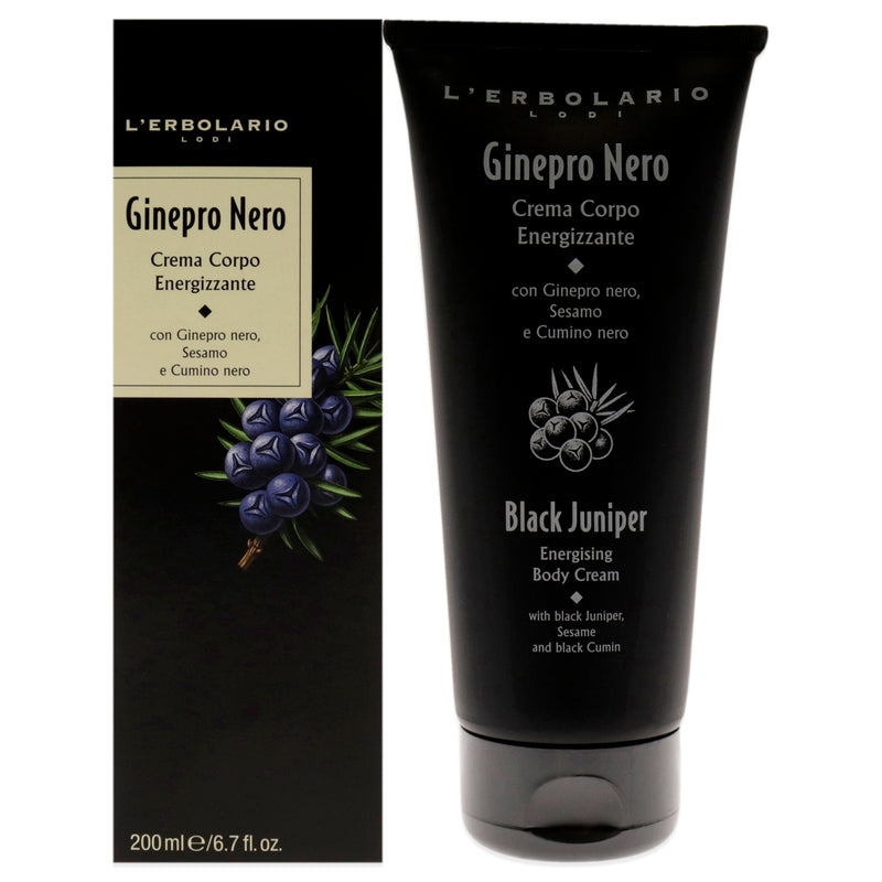 LErbolario Energising Body Cream - Black Juniper by LErbolario for Unisex - 6.7 oz Body Cream