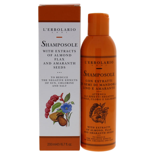 LErbolario Shamposole by LErbolario for Unisex - 6.7 oz Shampoo