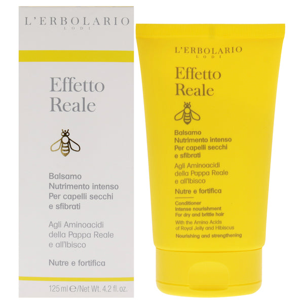 LErbolario Effetto Reale Intense Nourishment Conditioner by LErbolario for Unisex - 4.2 oz Conditioner