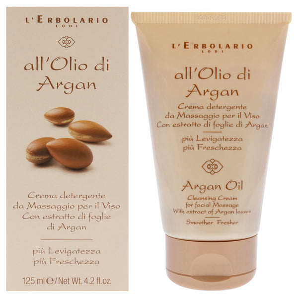 LErbolario Cleansing Cream - Argan Oil by LErbolario for Women - 4.2 oz Cleanser