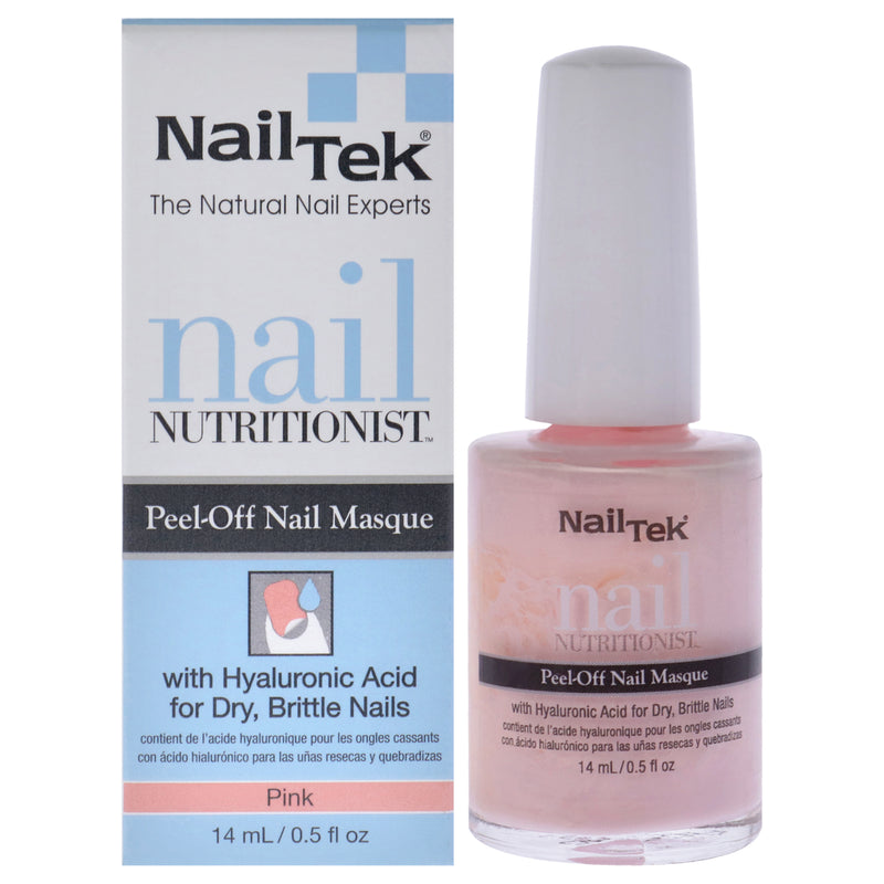 Nail Tek Nail Nutritionist Peel-Off Nail Masque - Pink by Nail Tek for Women - 0.5 oz Nail Treatment
