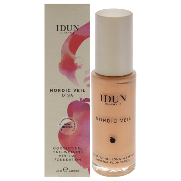 Idun Minerals Nordic Veil Foundation - 307 Disa by Idun Minerals for Women - 0.88 oz Foundation