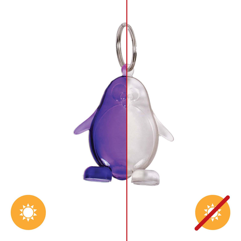 DelSol Color-Changing Key Chain Penguin - Purple by DelSol for Women - 1 Pc Keychain