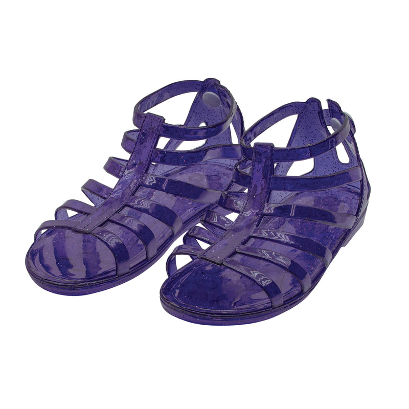 DelSol Gladiator Girl Jellies Sandal - 7 Purple by DelSol for Kids - 1 Pair Sandals