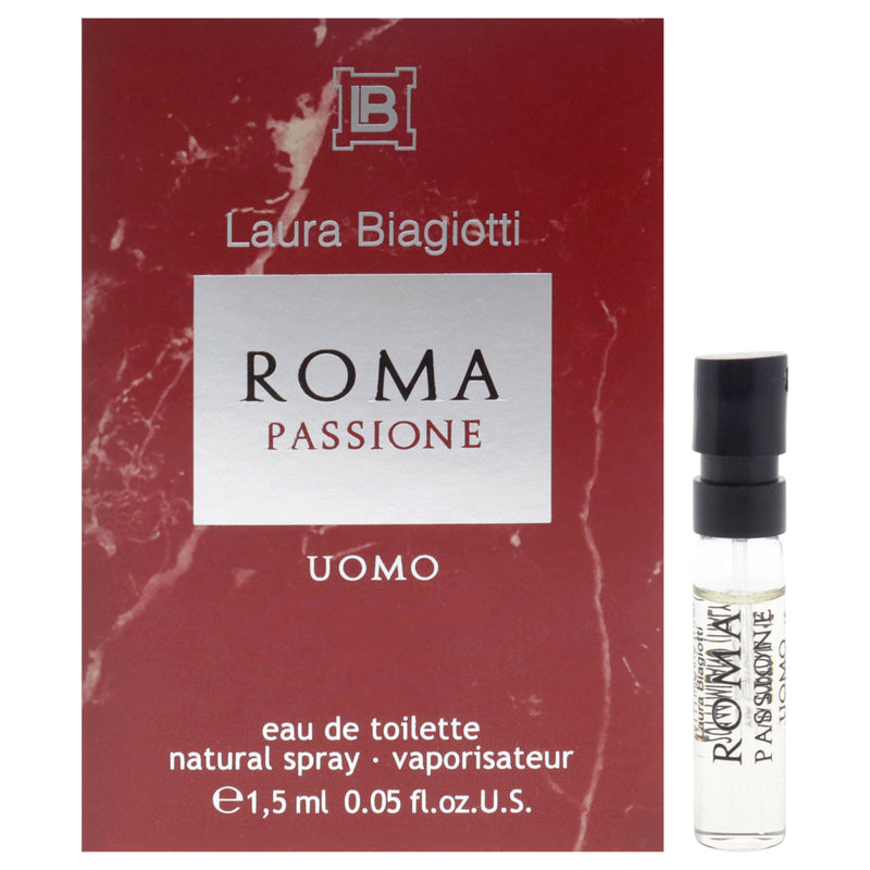 Roma Passione by Laura Biagiotti for Men - 1.5 ml EDT Spray Vial (Mini)