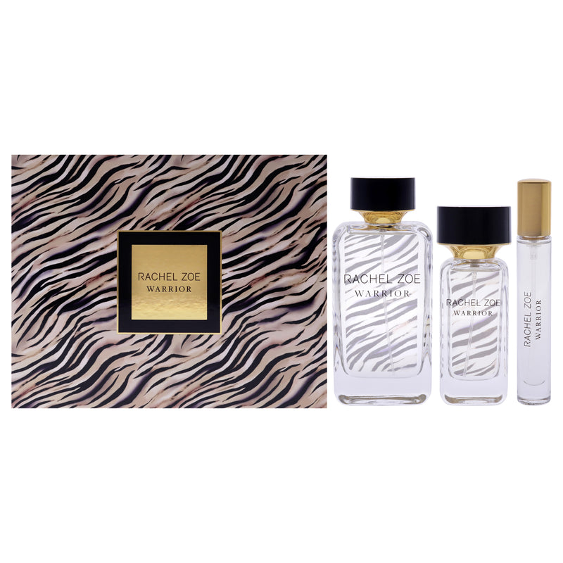 Rachel Zoe Warrior by Rachel Zoe for Women - 3 Pc Gift Set 3.4oz EDP Spray, 1oz EDP Spray, 0.34oz EDP Spray