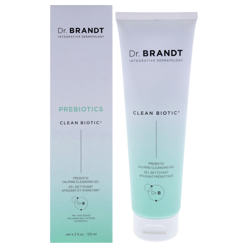 Dr. Brandt Probiotics Clean Biotic Calming Cleansing Gel by Dr. Brandt for Unisex - 4.2 oz Cleanser