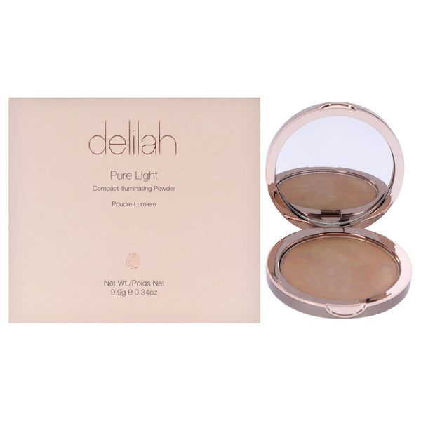 Delilah Pure Light Compact Illuminating Powder - Aura by Delilah for Women - 0.34 oz Powder