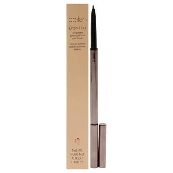 Delilah Brow Line Retractable Eyebrow Pencil With Brush - Sable For Women 0.002oz