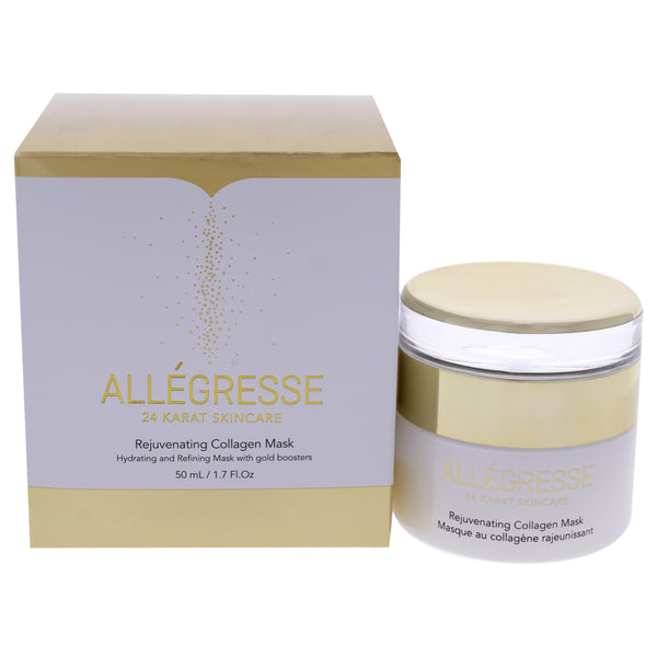 Allegresse 24K Rejuvenating Collagen Mask by Allegresse 24K for Unisex - 1.7 oz Mask