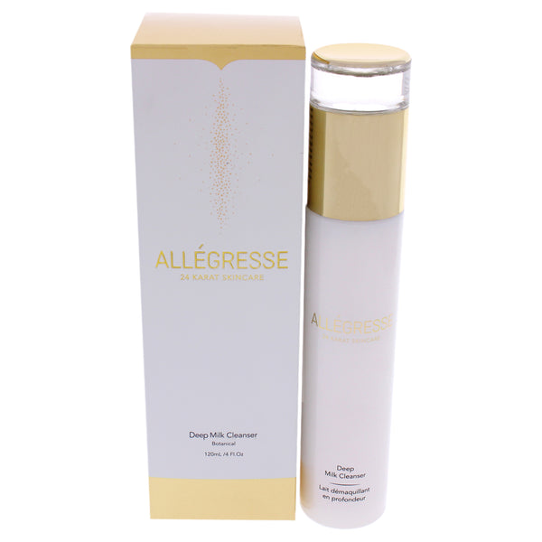 Allegresse 24K Deep Milk Cleanser by Allegresse 24K for Unisex - 4 oz Cleanser