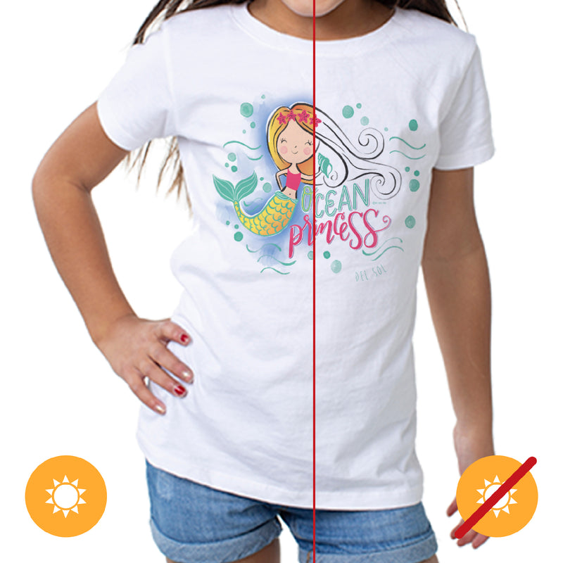 DelSol Kids Crew Tee - Ocean Princess by DelSol for Kids - 1 Pc T-Shirt (2T)