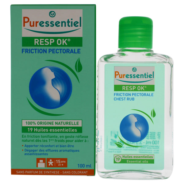 Puressentiel Resp OK Chest Rub by Puressentiel for Unisex - 3.35 oz Lotion