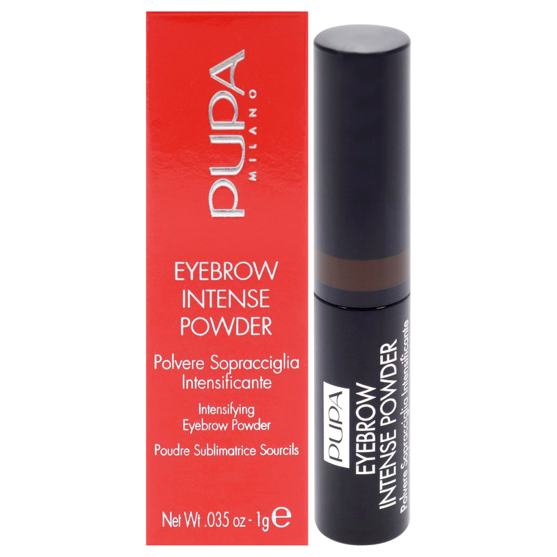 Pupa Milano Eyebrow Intense Powder - 003 Dark Brown by Pupa Milano for Women - 0.035 oz Eyebrow
