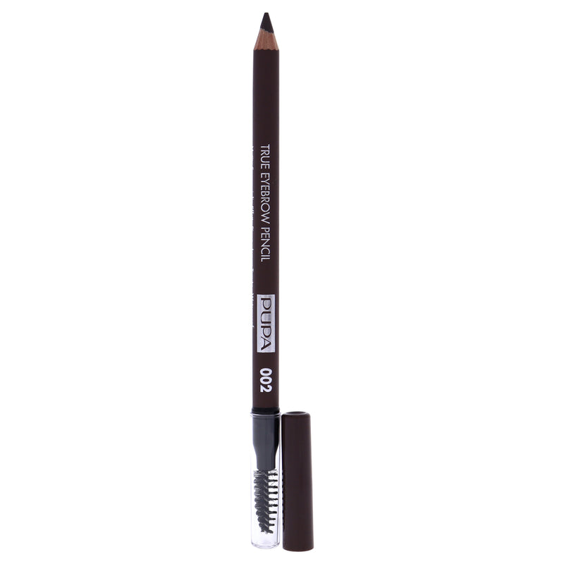Pupa Milano True Eyebrow Pencil Pencil - 002 Brown by Pupa Milano for Women - 0.038 oz Eyebrow Pencil