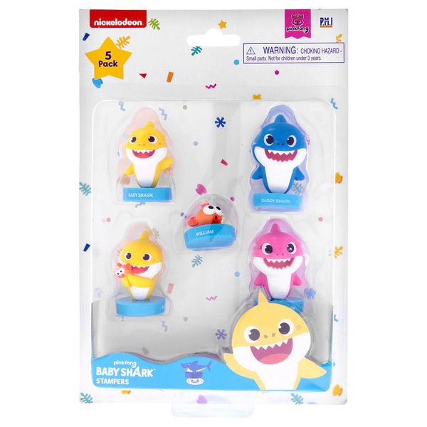 PMI Baby Shark Stampers Blister - 5 (S1) - A by PMI for Kids - 5 Pc Stampers