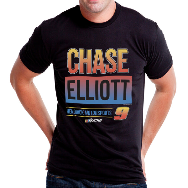 DelSol NASCAR Mens Classic Crew Tee - Chase Elliot - 3 Black by DelSol for Men - 1 Pc T-Shirt (S)