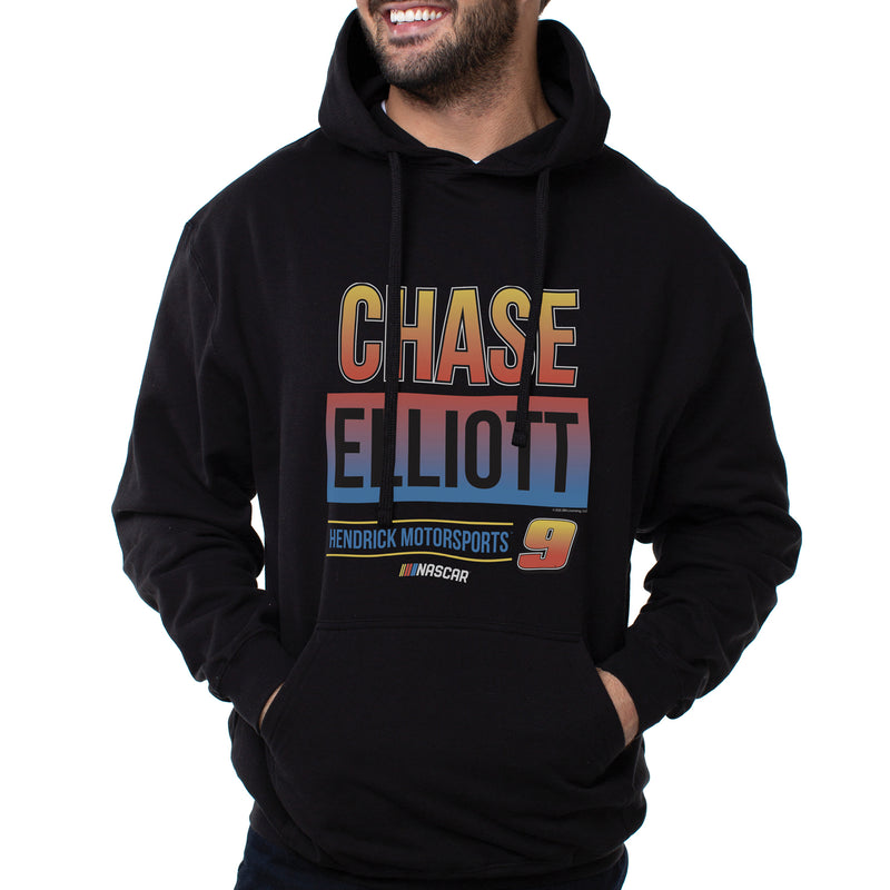 DelSol NASCAR Hooded Sweatshirt - Chase Elliot - 3 Black by DelSol for Men - 1 Pc T-Shirt (S)