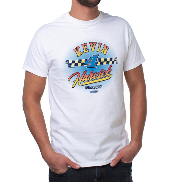 DelSol NASCAR Mens Classic Crew Tee - Kevin Harvick - 8 White by DelSol for Men - 1 Pc T-Shirt (M)