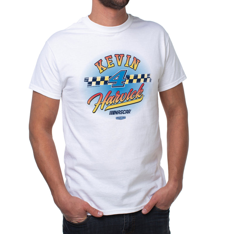 DelSol NASCAR Mens Classic Crew Tee - Kevin Harvick - 8 White by DelSol for Men - 1 Pc T-Shirt (M)