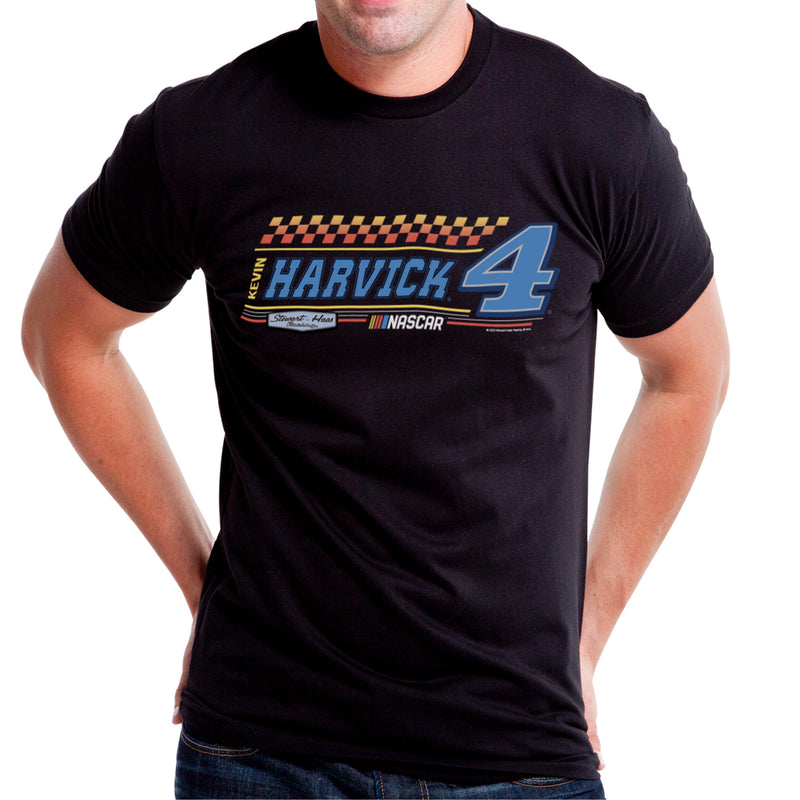 DelSol NASCAR Mens Classic Crew Tee - Kevin Harvick - 6 Black by DelSol for Men - 1 Pc T-Shirt (S)