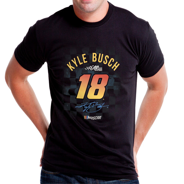 DelSol NASCAR Mens Classic Crew Tee - Kyle Busch - 2 Black by DelSol for Men - 1 Pc T-Shirt (S)