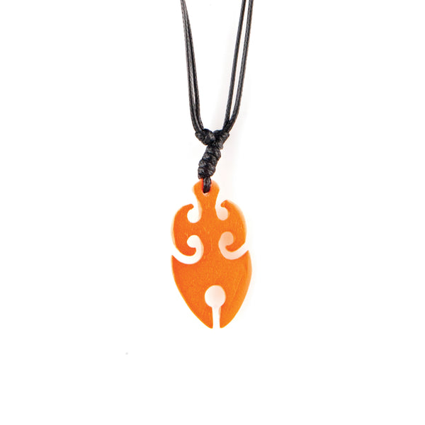 DelSol Color-Changing Necklace - Tribal Flame - White To Orange by DelSol for Women - 1 Pc Necklace