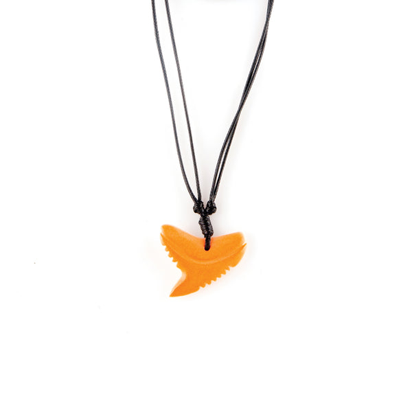 DelSol Color-Changing Necklace - Shark Tooth - White to Orange by DeSol for Women - 1 Pc Necklace