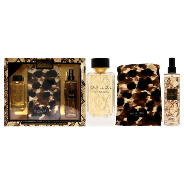 Rachel Zoe Fearless by Rachel Zoe for Women - 3 Pc Gift Set 3.4oz EDP Spray, 10oz Body Mist, Scarf