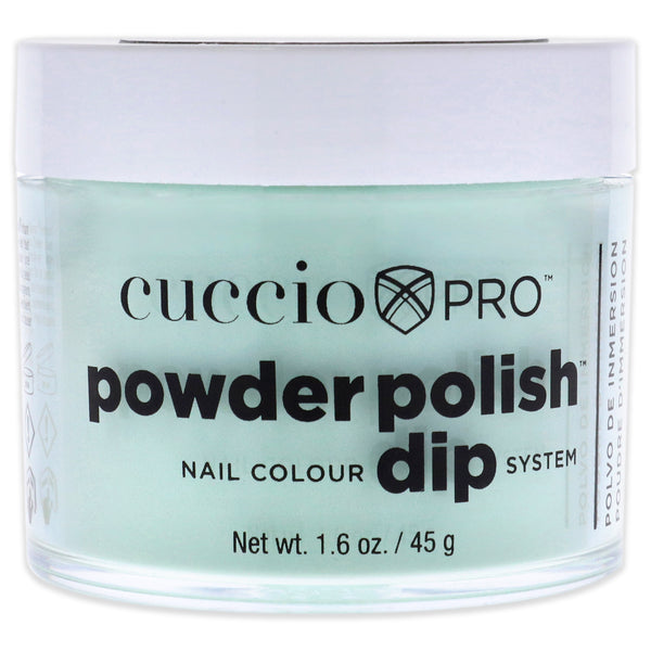 Cuccio Colour Pro Powder Polish Nail Colour Dip System - Mint Sorbet by Cuccio Colour for Women - 1.6 oz Nail Powder