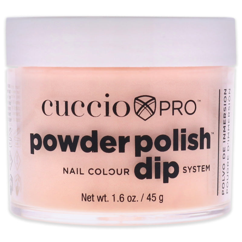 Cuccio Colour Pro Powder Polish Nail Colour Dip System - Peach Sorbet by Cuccio Colour for Women - 1.6 oz Nail Powder