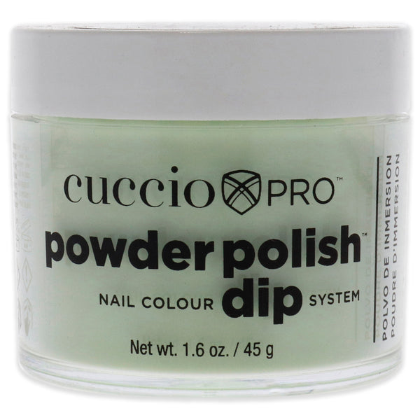 Cuccio Colour Pro Powder Polish Nail Colour Dip System - Pistachio Sorbet by Cuccio Colour for Women - 1.6 oz Nail Powder