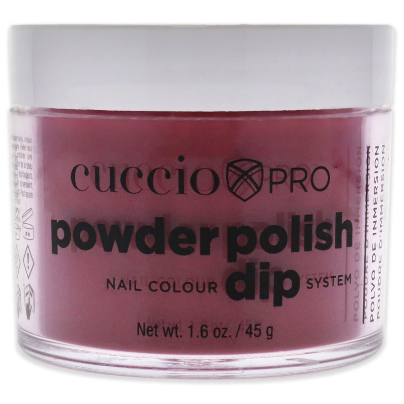 Cuccio Colour Pro Powder Polish Nail Colour Dip System - Red Eye In Shanghai by Cuccio Colour for Women - 1.6 oz Nail Powder