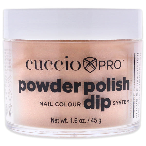 Cuccio Colour Pro Powder Polish Nail Colour Dip System - Rose Gold Slippers by Cuccio Colour for Women - 1.6 oz Nail Powder