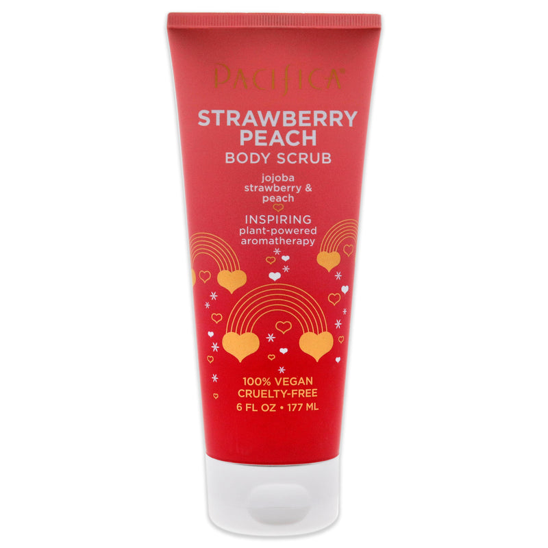 Pacifica Body Scrub - Stawberry Peach by Pacifica for Women - 6 oz Scrub