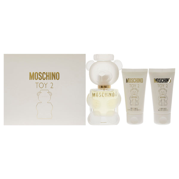 Moschino Moschino Toy 2 by Moschino for Women - 3 Pc Gift Set 1.7oz EDP Spray, 1.7oz Bath and Shower Gel, 1.7oz Body Lotion