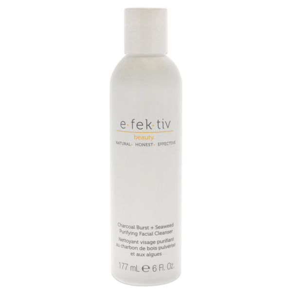 e.fek.tiv Charcoal Burst Plus Seaweed Purifying Facial Cleanser by e.fek.tiv for Unisex - 6 oz Cleanser