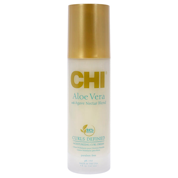 CHI Aloe Vera Moisturizing Curl Cream by CHI for Unisex - 5 oz Cream