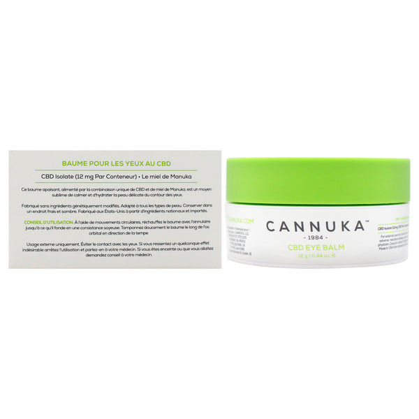 Calming Eye Balm by Cannuka for Unisex - 0.44 oz Balm