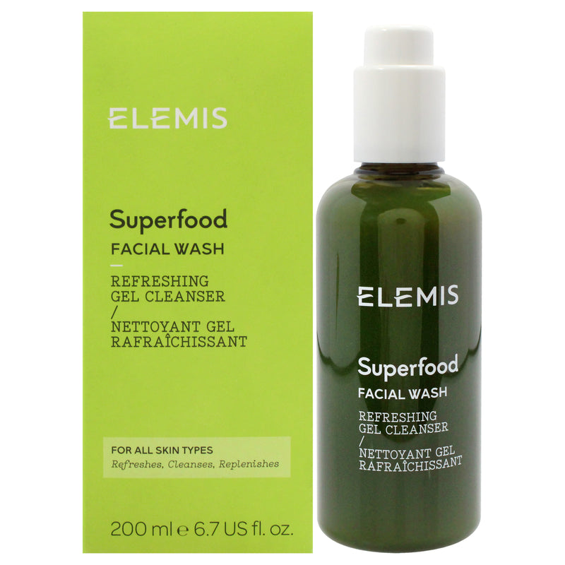 Elemis Superfood Facial Wash by Elemis for Unisex - 6.7 oz Cleanser