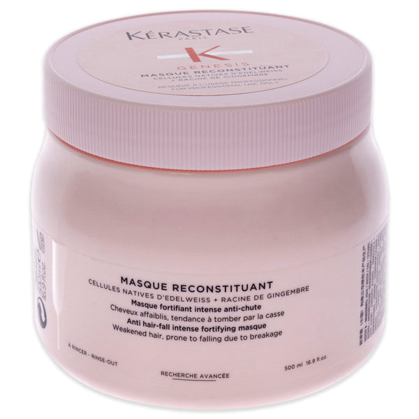 Kerastase Genesis Masque Reconstituant Hair Mask by Kerastase for Unisex - 16.9 oz Masque