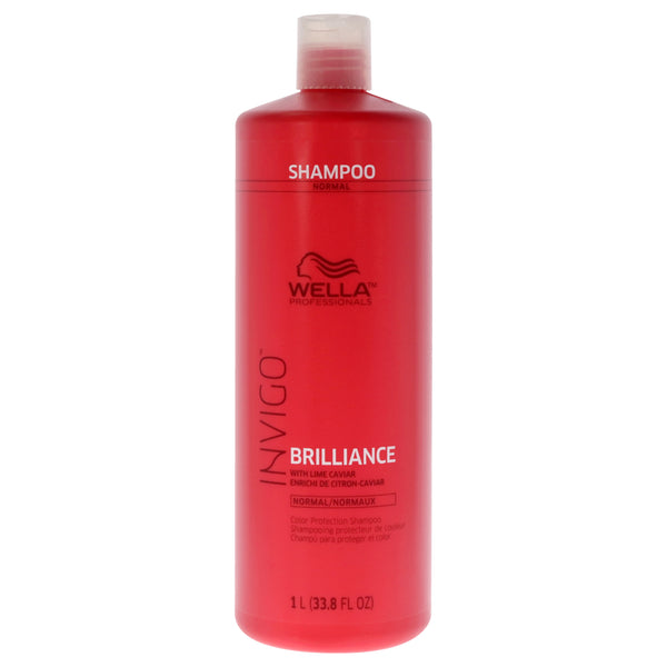 Wella Invigo Brilliance Shampoo for Fine Hair by Wella for Unisex - 33.8 oz Shampoo